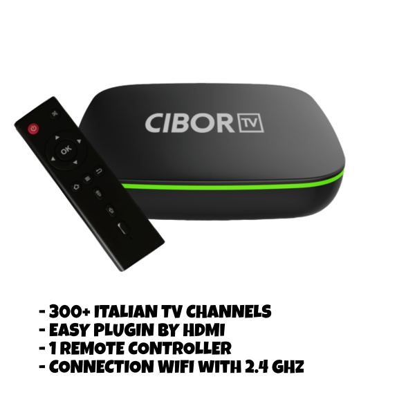 CiborTV Box + 1 Year Plan CIBORTV