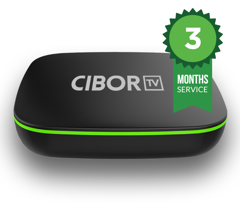 Decoder CiborTV Box + 3 Months License CiborTV Box