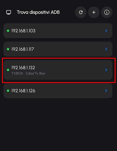 ADB devices uility cibortv box item