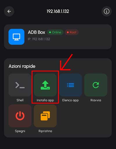 ADB devices utility cibortv box menu
