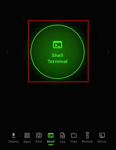 airapk shell icon press