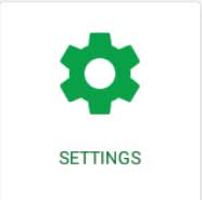 CiborTV settings icon
